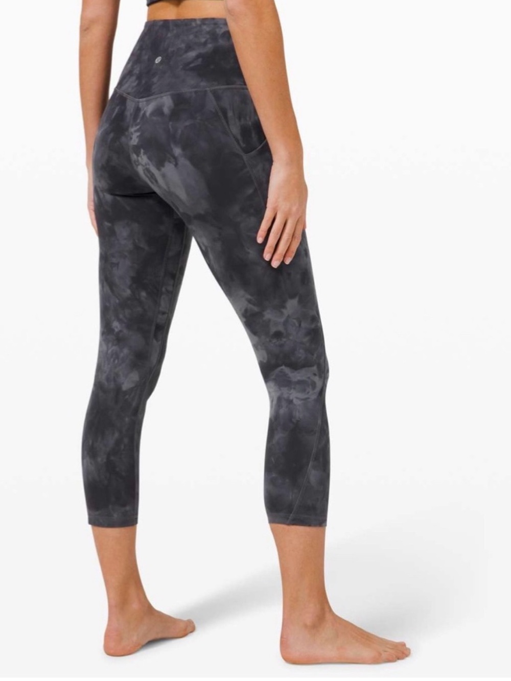 Lululemon Align High Rise Crop with Pockets 23" *Diamond Dye Womens Size 4